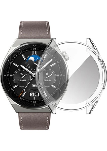Huawei Watch Gt 3 Pro 46MM 360° Full Koruma Ultra Ince Silikon Kılıf