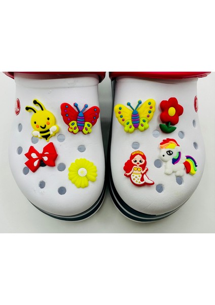 Crocs Jibbitz Terlik Süsü 8'li Set CJ802 65-66-69-247-262-284-349-362