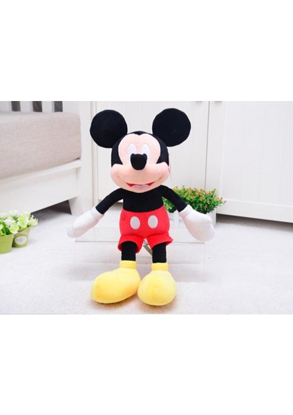 Miki Fare Mickey Mouse Minnie Mouse Figür Peluş Oyuncak Uyku & Oyun Arkadaşı Orta Boy 30 Cm.