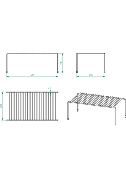 Tel Organizer Dolap Depolama Rafı 22X40CM Beyaz modelleri