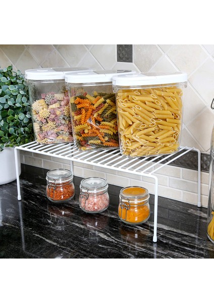 Tel Organizer Dolap Depolama Rafı 22X40CM Beyaz indirimleri