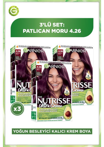 3'lü Nutrisse Ultra Creme - 4.26 Seti