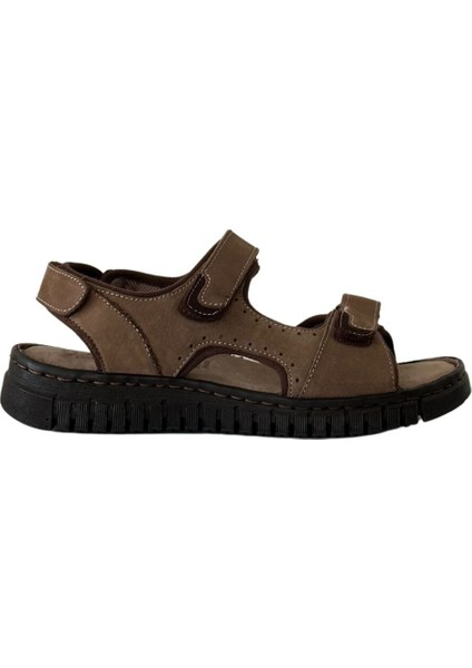 38506 Arya-G Kum Kadın Comfort Deri Sandalet