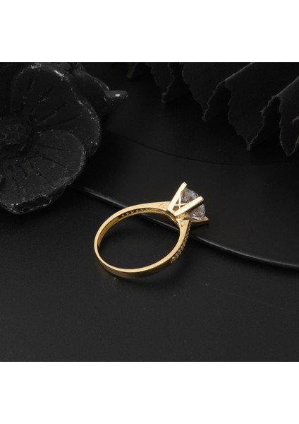 Klasik 14 Ayar Tektaş Altın Yüzük fırsatları