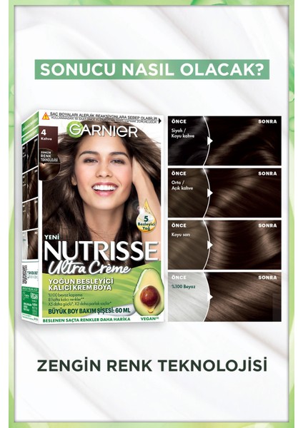 3'lü Nutrisse Ultra Creme - 4 Seti
