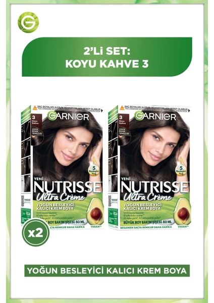 2'li Nutrisse Ultra Creme - 3 Seti