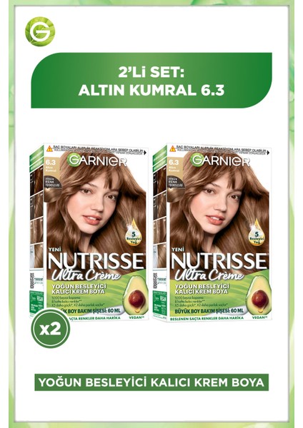 2'li Nutrisse Ultra Creme - 6.3 Seti