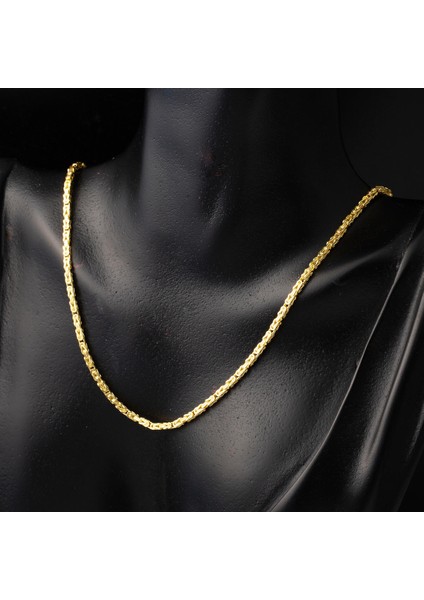 14 Ayar Altın Kral Zincir 55 Cm.