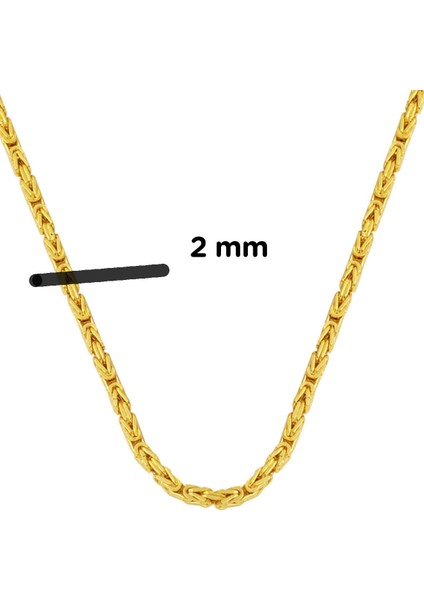14 Ayar Altın Kral Zincir 55 Cm. indirimleri