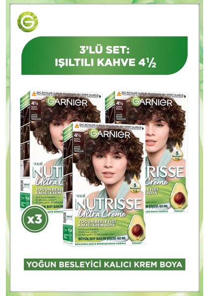 3'lü Nutrisse Ultra Creme - 4 1:2 Seti
