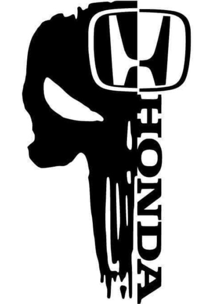 Honda Punisher Sticker