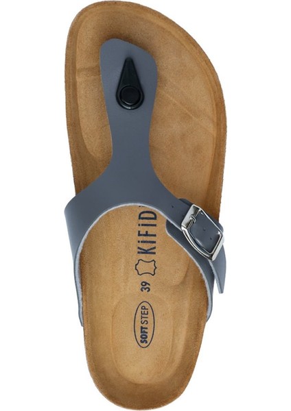 Kifidis K8871SK Kifidis Soft Step Kadın Mantar Terlik 36-41 Gri - 004 - 36 fiyatları