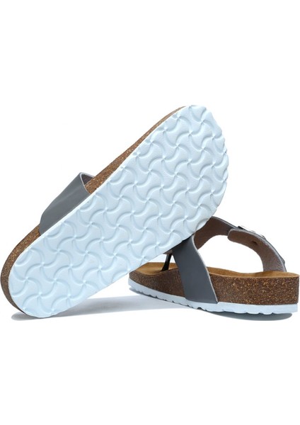 Kifidis K8871SK Kifidis Soft Step Kadın Mantar Terlik 36-41 Gri - 004 - 36 modelleri