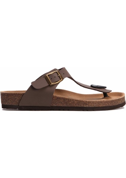 Kifidis K8871SK Kifidis Soft Step Kadın Mantar Terlik 36-41 Koyu Vizon - 010 - 37