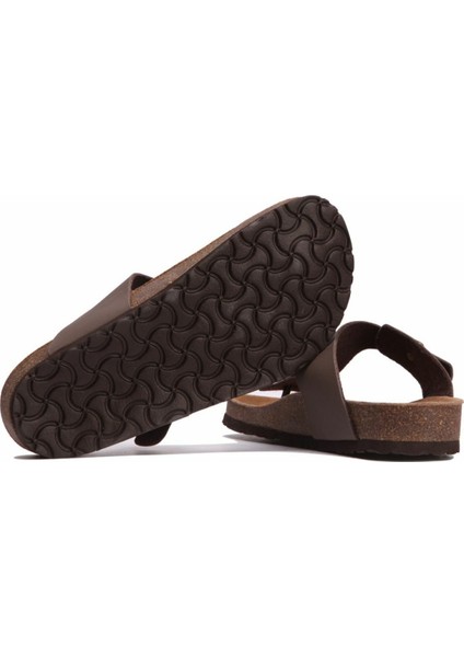 Kifidis K8871SK Kifidis Soft Step Kadın Mantar Terlik 36-41 Koyu Vizon - 010 - 37