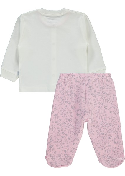 Kız Bebek Patikli Takım 1-6 Ay Pembe modelleri
