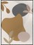 Yapraklar ve Şekiller Karışık Renkler Modern Poster P-003562 1