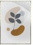 Bitki Yapraklar ve Şekiller Modern Poster P-001674 1