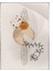 Çiçekler Gri Turuncu Kırmızı Renkler Illüstrasyon Modern Poster P-004368 1