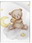 Bulutların Üzerinde Elinde Yıldızla Sevimli Ayıcık Çocuk Illüstrasyon Poster P-002957 1