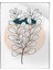 Doğa Yaprak ve Şekiller Soft Renkler Modern Poster P-004217 1