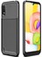 Samsung Galaxy A01 Karbon Desenli Negro Silikon Kılıf 1