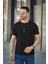 Mela Kolye Hediyeli Tek Cep Slim Fit Likralı Erkek Tshirt 1