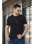 Mela Kolye Hediyeli Tek Cep Slim Fit Likralı Erkek Tshirt 3