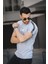 Dark Baskılı Omuz Şeritli Slim Fit Likralı Erkek Tshirt 2