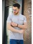 Mela Kolye Hediyeli Tek Cep Slim Fit Likralı Erkek Tshirt 3