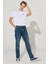 Texas Slim Fit Dar Kesim Normal Bel Mavi Esnek Jean Kot Pantolon 4