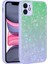 Apple iPhone 11 Kılıf Renk Geçişli Mermer Desenli Sert Silikon Granit Kapak 2