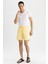 Regular Fit Basic Diz Üstü Deniz Şortu W6937AZ23HS 3