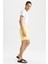 Regular Fit Basic Diz Üstü Deniz Şortu W6937AZ23HS 4
