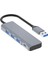4in1 Usb3.0 Hub Type-C Dönüştürücü Çoğaltıcı USB To Typce Dönüştürücü USB Çoğaltıcı Adaptör 2