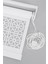 Lazer Kesim Stor Perde, Beyaz, Alüminyum Sistem 511L117 200 x 260 cm 2