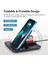100W Hızlı Kablosuz Şarj Standı 4'ü 1 Arada Katlanabilir Şarj Yuvası Istasyonu iPhone 14 13 12 11PRO Max Iwatch 8 7 Apple Kulaklık Için 8 Işık (Yurt Dışından) 3