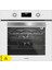 BO6502W02 - CS5343W01 - 3457 Soho 60 Beyaz Cam Ankastre Set 4