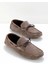 Vizon Süet Leather Erkek Loafer Ayakkabı E01549913402 1