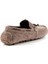 Vizon Süet Leather Erkek Loafer Ayakkabı E01549913402 4