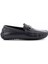 Lacivert Leather Erkek Loafer Ayakkabı E01549496303 2