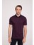 Erkek Bordo Polo Yaka Desenli TShirt 1