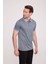 Erkek Gri Polo Yaka Desenli TShirt 2
