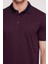 Erkek Bordo Polo Yaka Desenli TShirt 5