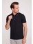 Erkek Siyah Polo Yaka T-Shirt 2