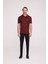 Erkek Bordo Polo Yaka Desenli TShirt 3