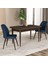 Hestia Serisi Mdf Mutfak-Salon Masa Sandalye Takımı (2 Sandalyeli) 1