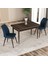 Hestia Serisi Mdf Mutfak-Salon Masa Sandalye Takımı (2 Sandalyeli) 2