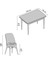 Hestia Serisi Mdf Mutfak-Salon Masa Sandalye Takımı (2 Sandalyeli) 3