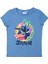 Dısney Stıtch Simli Baskılı Çocuk Tshirt 54937-Mavi 1